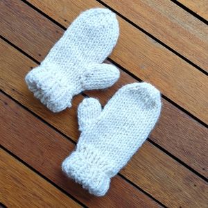 mittens chunky knit